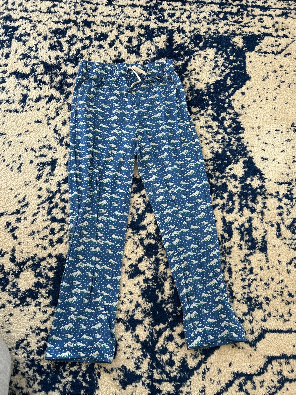 Vineyard Vines Blue Kids Whale Print Pajama bottoms